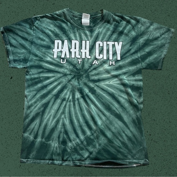 Park city Utah tie dye custom tourist travel t shirt men’s M - Picture 3 of 5